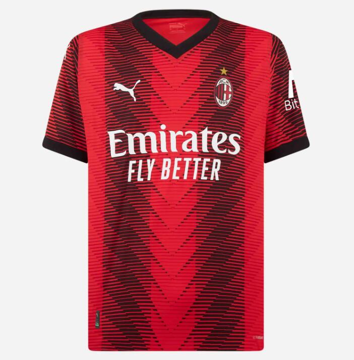 AC Milan Authentic Home Soccer Jerseys 2023/24 AC Milan Benz7